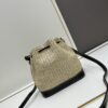 6930833d6e68136f4d9a7ddb New Large Batch LV NOE PURSE Bucket Handbag with Raffia and Leather Trim