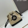 6930833d6e68136f4d9a7ddc New Large Batch LV NOE PURSE Bucket Handbag with Raffia and Leather Trim