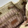 693083466e68136f4d9a7deb New Large Batch LV NOE PURSE Bucket Handbag in Raffia with Leather Trim 'Mini Dumpling'