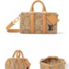 New Arrival LV Straw Keepall Pillow Bag