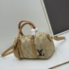 6930834c6e68136f4d9a7df3 New Arrival LV Straw Keepall Pillow Bag