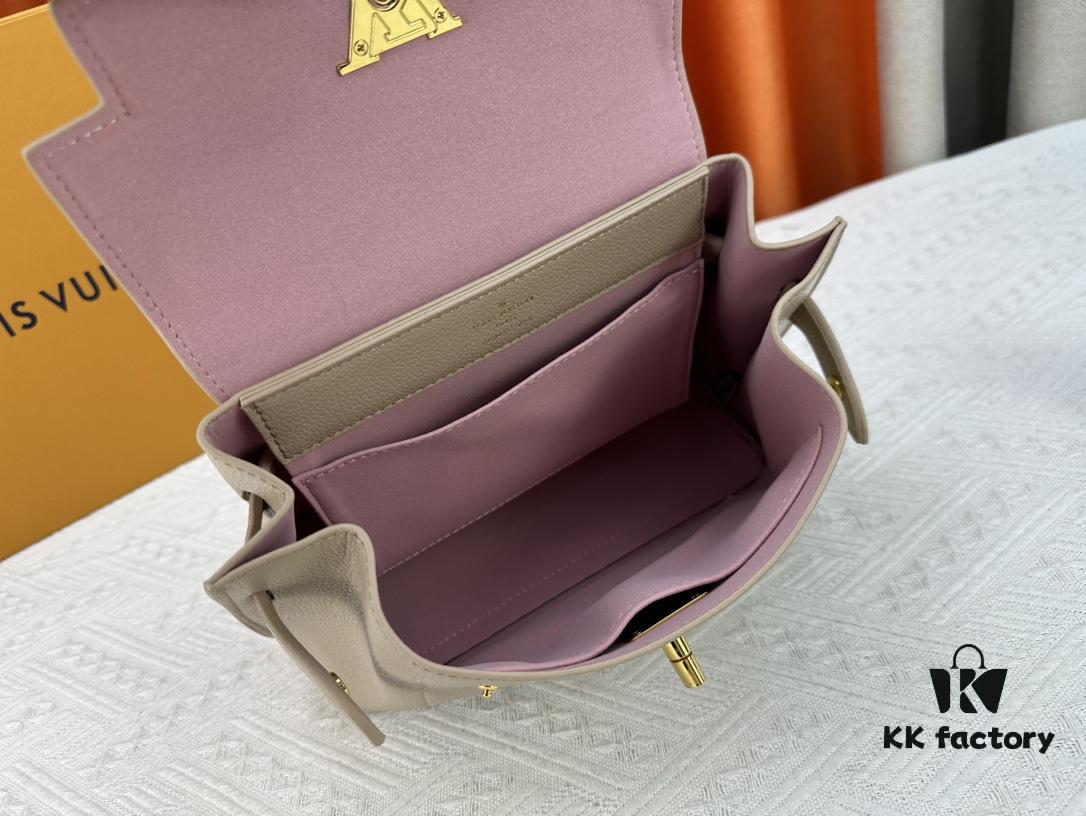 693083636e68136f4d9a7e1d Exclusive Background Upgraded Original Version M21088 M21052 M20997 This Season, the Petite Lockme Ever Mini Bag Features Fashionable New Hues in Grained Calfskin Leather