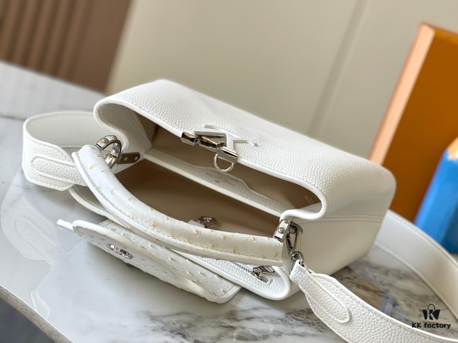 6930837a6e68136f4d9a7e40 Upgraded M82905 White Ostrich
