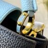 693083976e68136f4d9a7e75 Upgraded Version 🇫🇷 M57523 M57522 Black and Lake Blue Capucines MM Handbag
