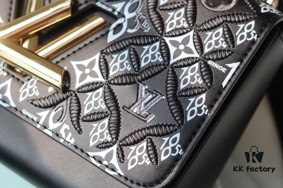 6930839c6e68136f4d9a7e7f New Arrival / Top Quality Original Version - Style No. 50358 - LV Twist Medium Handbag in Embroidered Calfskin with Since 1854 Motif