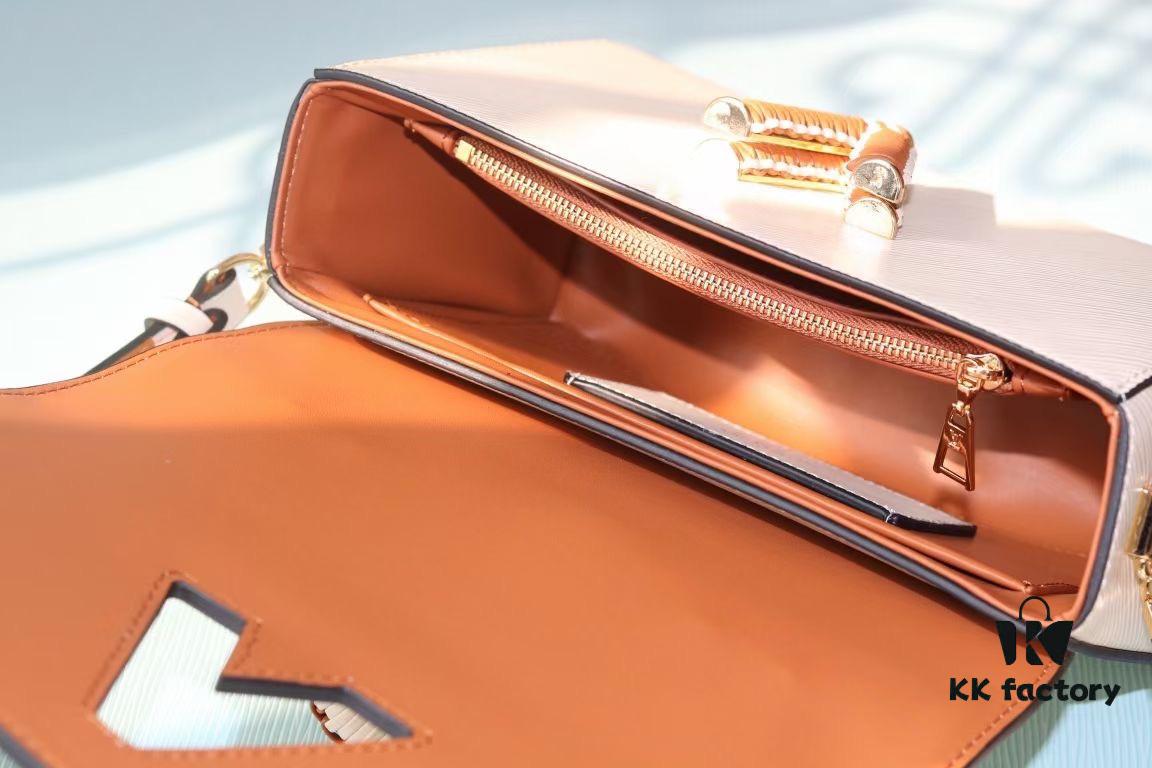 693083ac6e68136f4d9a7ea1 Top Original Quality! Welcome to Compare Prices! Model No.: 50392/22229/22236. This LV Twist Medium Bag is crafted from Epi grained leather, featuring woven leather wrapping around the LV Twist lock and top handle, adding a soft elegance to its striking silhouette. The detachable and adjustable shoulder strap allows for versatile carrying options—short shoulder, long shoulder, or crossbody wear.
