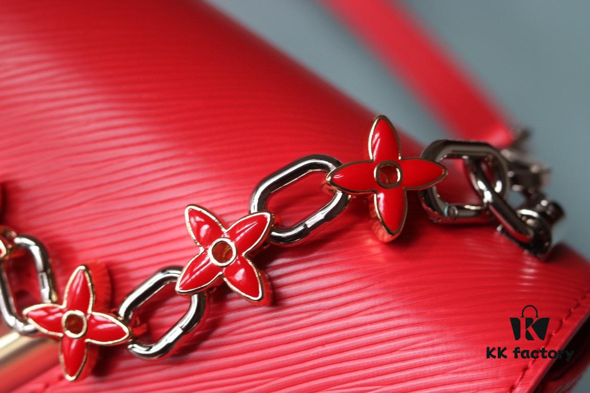 693083b86e68136f4d9a7eb8 Latest European Version Top Quality Original Twist MM LV Bloom Handbag