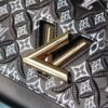 693083c76e68136f4d9a7ed9 New Arrival / Top Quality Original Version - Style No. 50358 - LV Twist Medium Handbag in Embroidered Calfskin with Since 1854 Motif