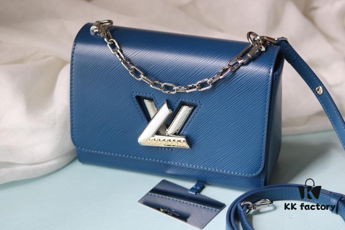693083ef6e68136f4d9a7f3e LV 2023 Twist Collection Latest Midsize Handbag in Epi Leather with Rhinestones and Enamel