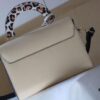 Rose] New Arrival [Rose] Model: 50362/58568/58569/58546/50280/50271 [Rose] 2022 Fall Wild at Heart Capsule Collection infuses the Twist Medium handbag with wild elegance. Crafted in iconic Epi grained leather, accented with trunk-inspired handles and a leopard-print signature plaque, this piece combines bold style with functional beauty. The detachable leather shoulder strap enhances versatility, making it an ideal companion for autumn wardrobes.