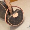 693084296e68136f4d9a7fd3 Upgraded Original M46856 M46828 Vintage New Lv 2024 Latest Monogram Horn Adjustable Strap Pea Bag with Pendant Mini Pouch Kidney Bag and Enlarged Design LV Monogram Croissant Bag Pea Bag