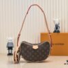 6930842a6e68136f4d9a7fd5 Upgraded Original M46856 M46828 Vintage New Lv 2024 Latest Monogram Horn Adjustable Strap Pea Bag with Pendant Mini Pouch Kidney Bag and Enlarged Design LV Monogram Croissant Bag Pea Bag