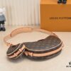 6930842a6e68136f4d9a7fd6 Upgraded Original M46856 M46828 Vintage New Lv 2024 Latest Monogram Horn Adjustable Strap Pea Bag with Pendant Mini Pouch Kidney Bag and Enlarged Design LV Monogram Croissant Bag Pea Bag