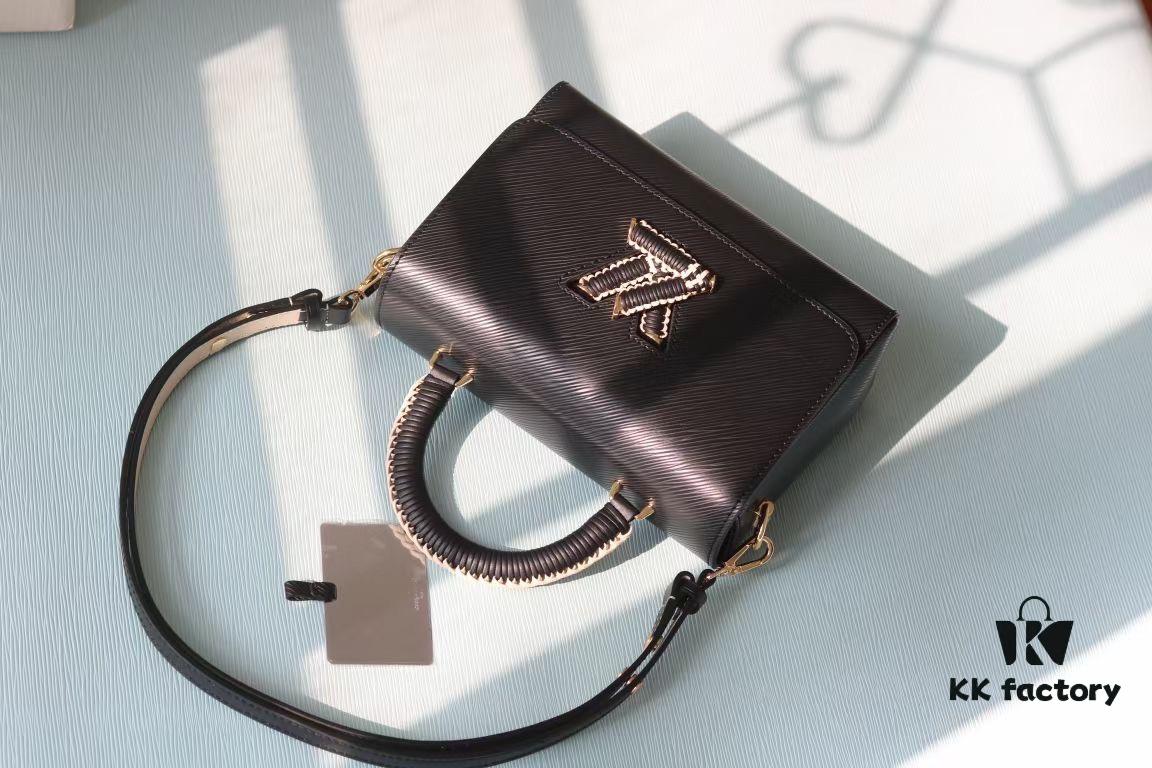 693084696e68136f4d9a806a Top Original Quality! LV Twist Medium Bag in Epi Grained Leather with Braided Trim - Model No. 50392/22229/22236