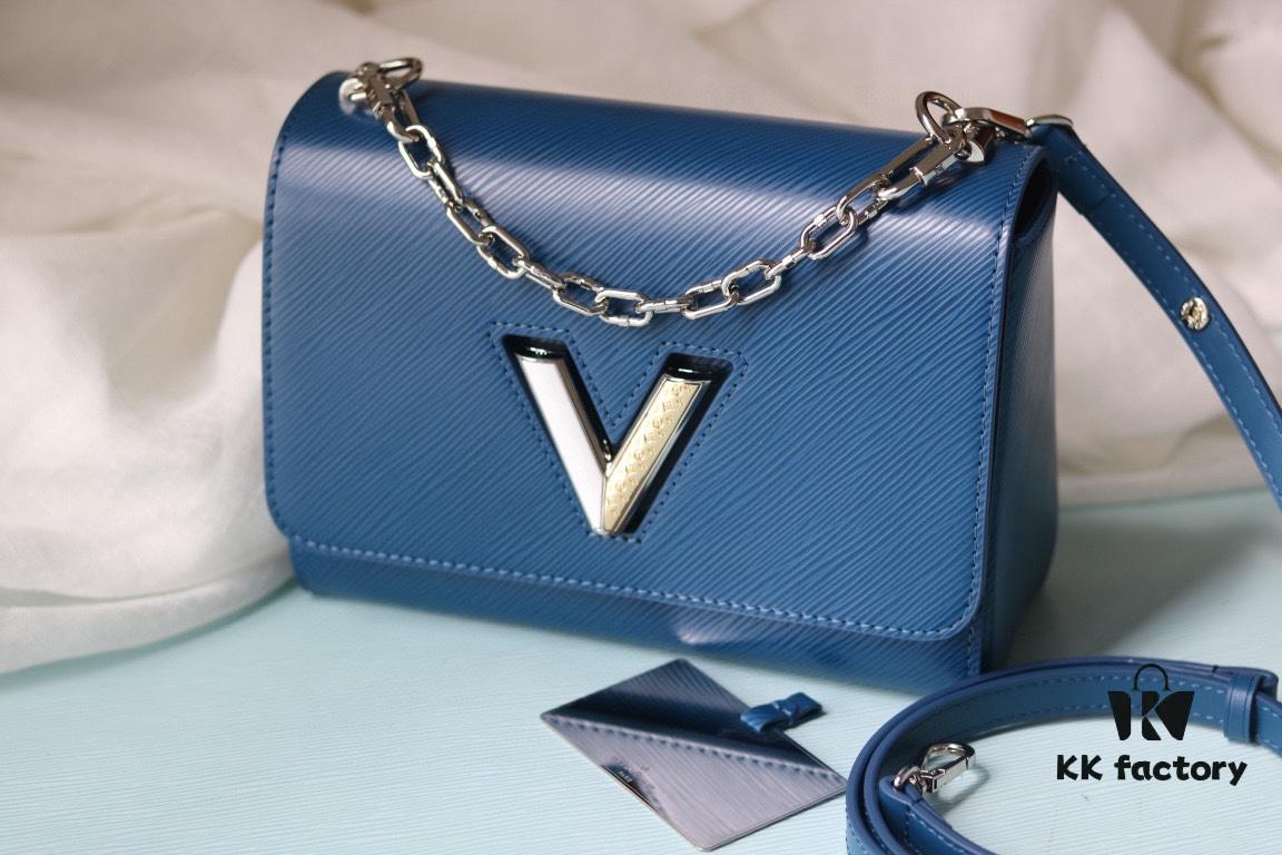 6930847d6e68136f4d9a80a2 LV 2023 Twist Collection Medium Handbag - Epi Leather with Rhinestones and Enamel
