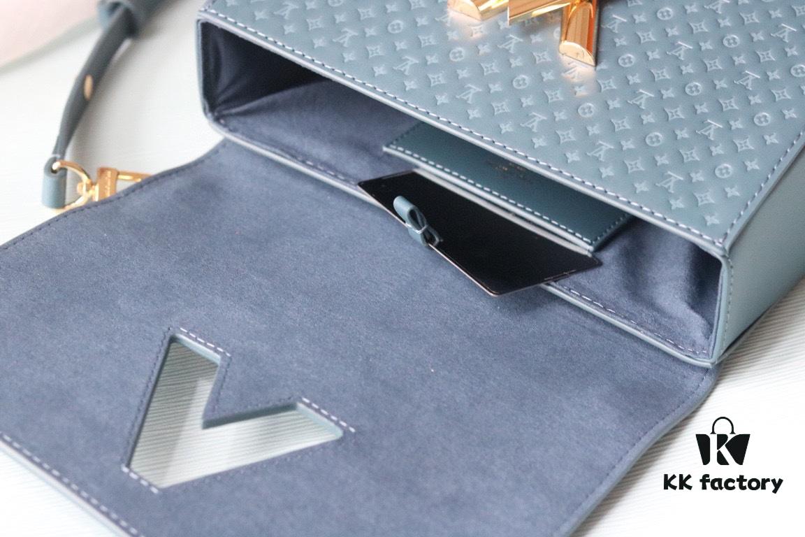 693084826e68136f4d9a80af Authentic Mirror Included | LV 2023 Twist Collection Newest Style | Premium Original Quality | Crafted from Cowhide Leather with Miniature Monogram Pattern | Colorful Silk-Screened LV Logo | Versatile Carrying Options with LV Hook Closure | Model Number: 50388