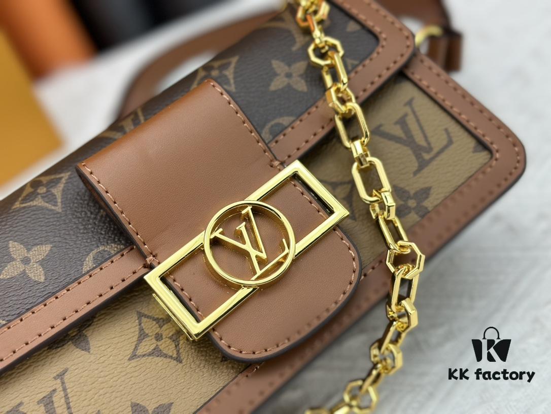 6930848e6e68136f4d9a80cf Upgraded M46757 Dauphine Mini East West Handbag