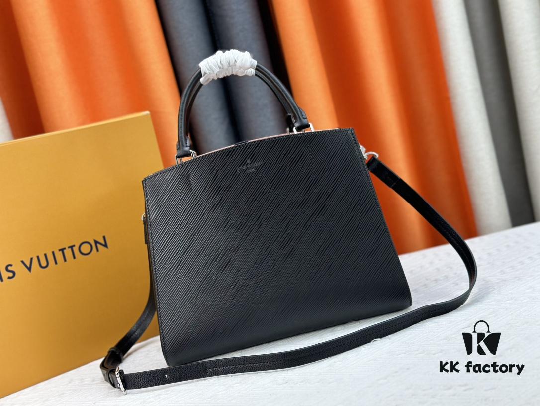 6930849f6e68136f4d9a80f9 Marelle Tote Bag in Epi Grained Leather with Detachable Features