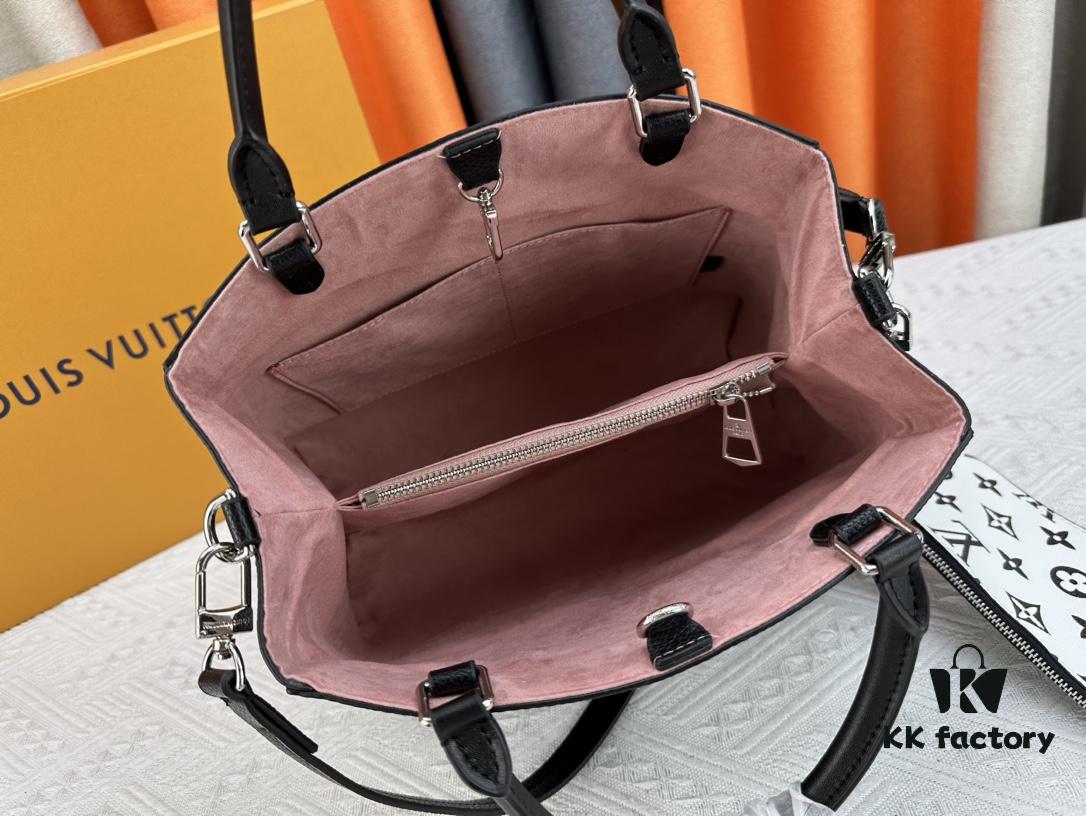 693084a16e68136f4d9a80fe Marelle Tote Bag in Epi Grained Leather with Detachable Features