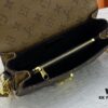 Upgraded Original Version Color-Changing Leather [Exclusive Real Photo M46279 M46595 Monogram Vernis Yellow Flower Embossed] LV East West Métis Mini Messenger Bag