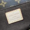 Upgraded Original Version, Color-Changing Leather [Exclusive Real Photos M46279 M46595 Monogram, Yellow Flower, Embossed] LV East West Métis Small Satchel