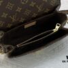 Upgraded Original Version, Color-Changing Leather [Exclusive Real Photos M46279 M46595 Monogram, Yellow Flower, Embossed] LV East West Métis Small Satchel
