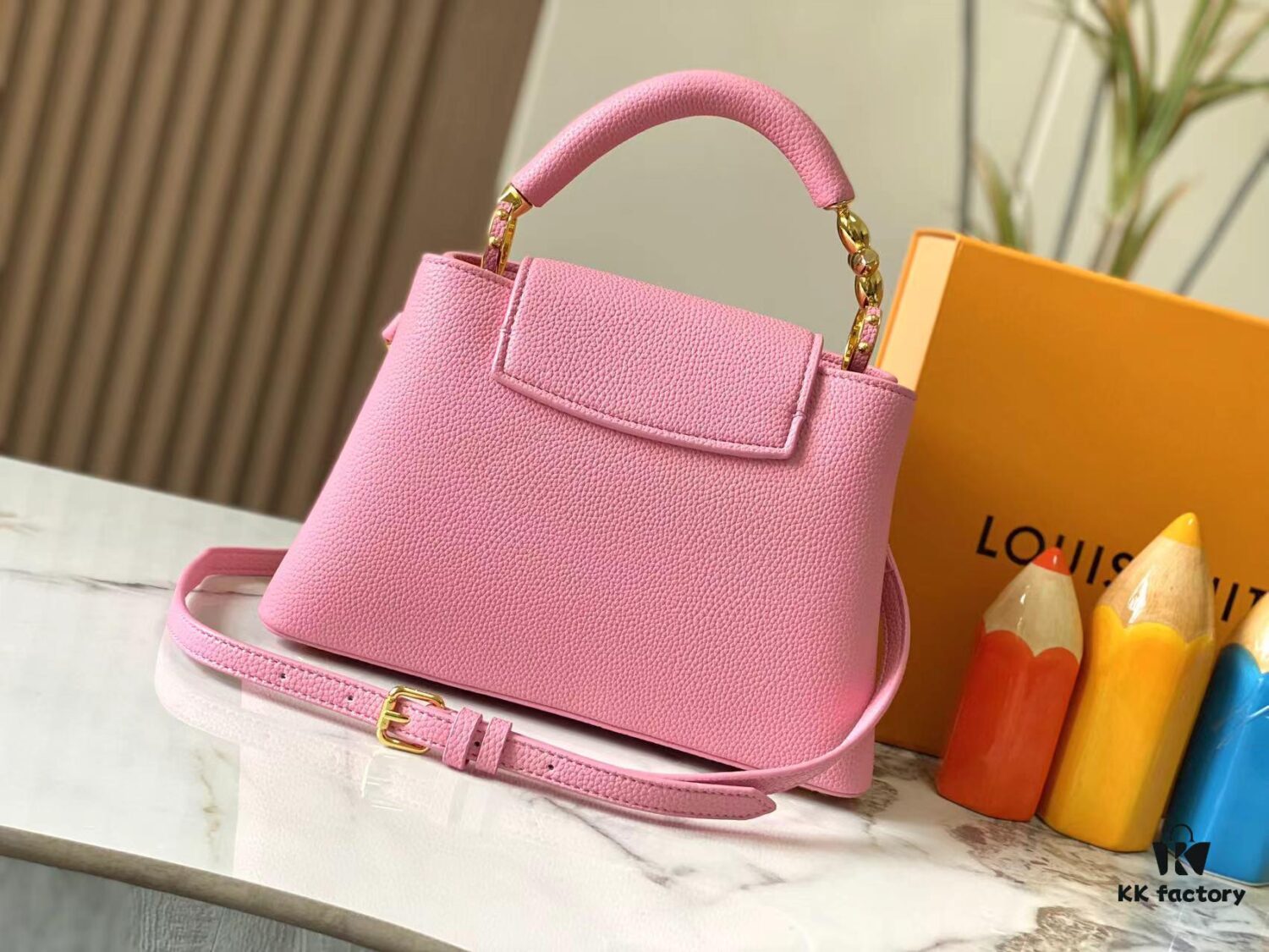 693084fe6e68136f4d9a81aa Upgraded M24698 Capucines BB Handbag