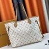693085086e68136f4d9a81b9 Monogrammm Tote Bag with Cream and Pink Stripes by Louis Vuitton