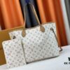 693085086e68136f4d9a81ba Monogrammm Tote Bag with Cream and Pink Stripes by Louis Vuitton