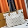 693085096e68136f4d9a81bc Monogrammm Tote Bag with Cream and Pink Stripes by Louis Vuitton