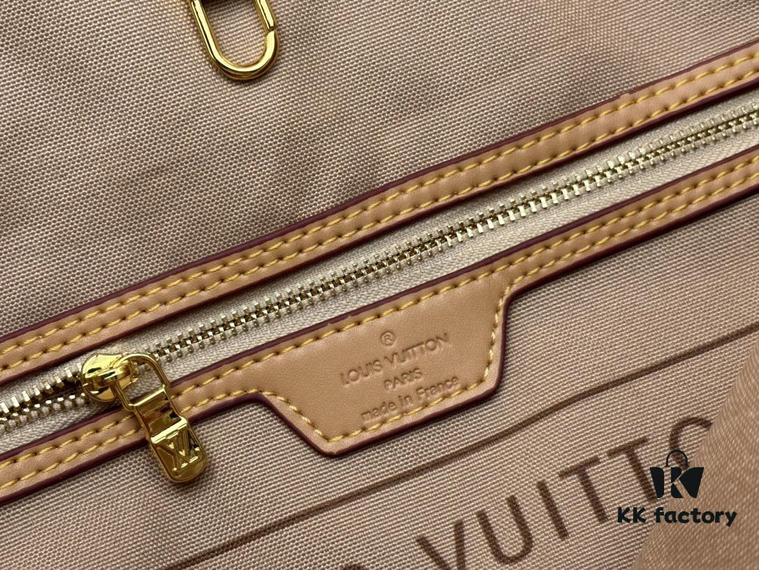 6930850a6e68136f4d9a81c0 Monogrammm Tote Bag with Cream and Pink Stripes by Louis Vuitton