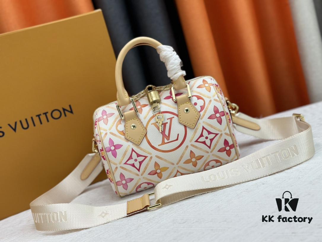 693085266e68136f4d9a8201 M46234 M11209 Summer Red Printed Pillow Bag Speedy Collection Latest Seasonal SPEEDY BANDOULIÈRE 20 Handbag M11461