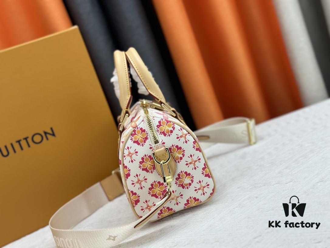 693085276e68136f4d9a8205 M46234 M11209 Summer Red Printed Pillow Bag Speedy Collection Latest Seasonal SPEEDY BANDOULIÈRE 20 Handbag M11461