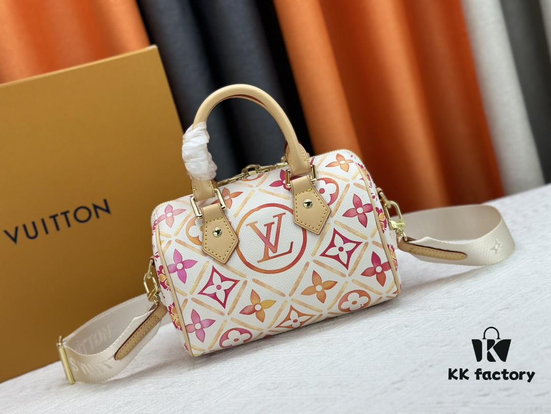 693085286e68136f4d9a8206 M46234 M11209 Summer Red Printed Pillow Bag Speedy Collection Latest Seasonal SPEEDY BANDOULIÈRE 20 Handbag M11461