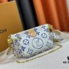 6930852b6e68136f4d9a820d Upgraded M44823 M25374 Blue Five-in-One Mahjong Bag Series, New Season Multi Pochette Accessoires Handbag