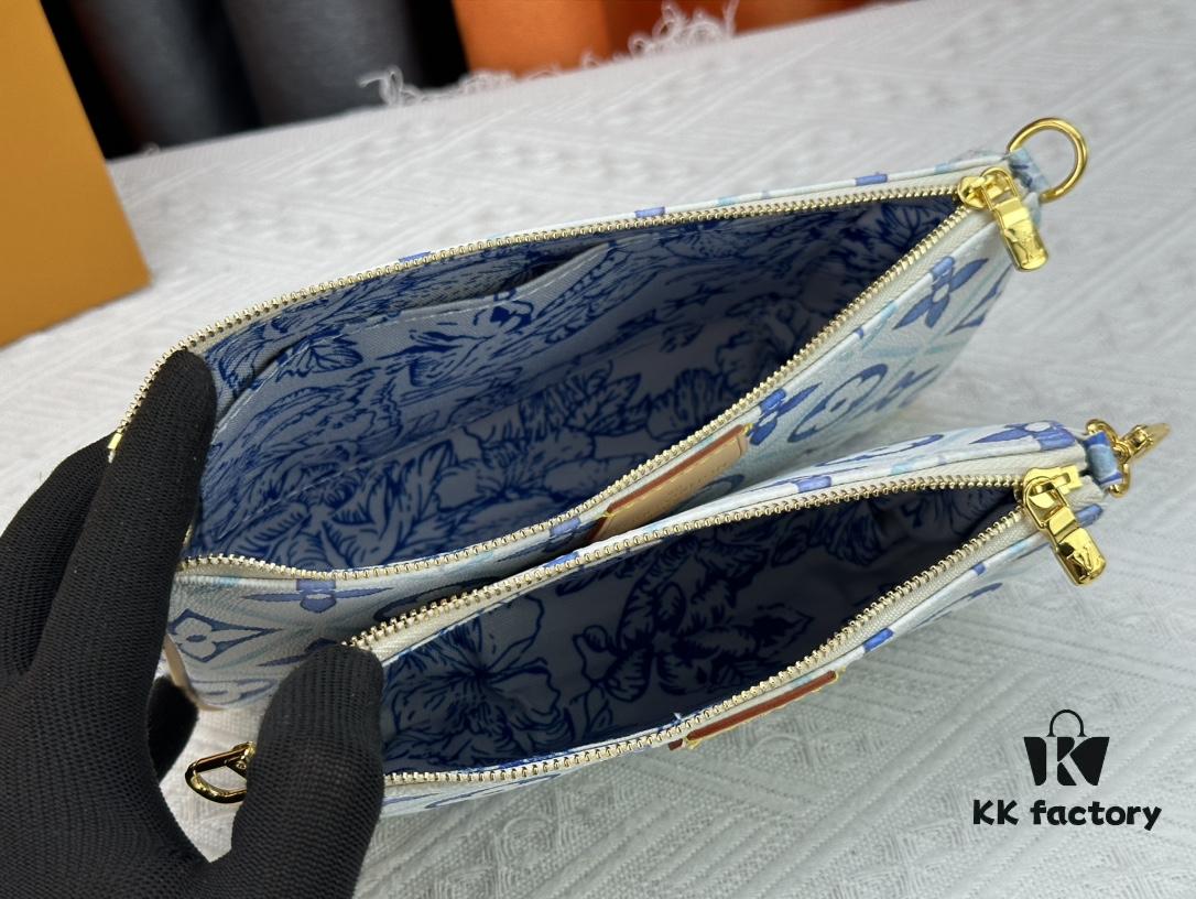 6930852e6e68136f4d9a8214 Upgraded M44823 M25374 Blue Five-in-One Mahjong Bag Series, New Season Multi Pochette Accessoires Handbag