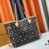 693085356e68136f4d9a8227 Monogrammm Tote Bag in Cream and Pink with LV Monogram on Pink Background