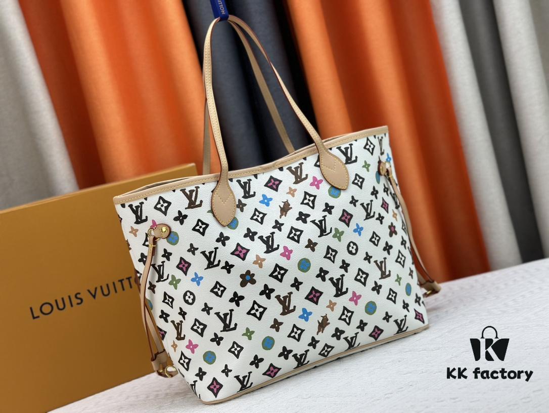 693085366e68136f4d9a8228 Monogram Canvas Tote MM Bag with Pink Background and Cream Stripes