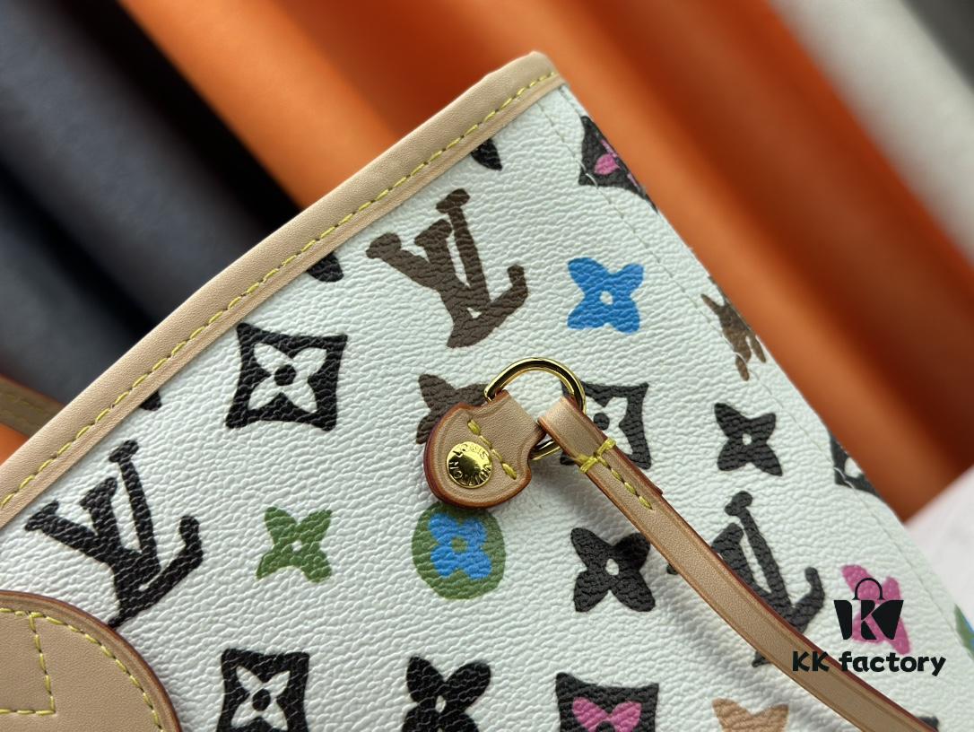 693085386e68136f4d9a822c Monogram Canvas Tote MM Bag with Pink Background and Cream Stripes