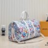 6930853a6e68136f4d9a822f M21863 Keepall Bandoulière 50 Travel Bag with Cartoon Monogram Motif