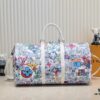 6930853a6e68136f4d9a8230 M21863 Keepall Bandoulière 50 Travel Bag with Cartoon Monogram Motif