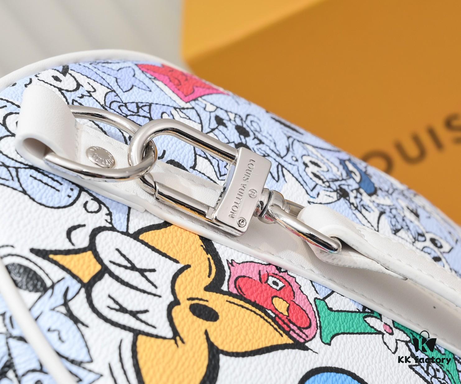 6930853b6e68136f4d9a8231 M21863 Keepall Bandoulière 50 Travel Bag with Cartoon Monogram Motif