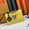 6930856c6e68136f4d9a82a2 Exclusive Background LV's Latest and Hottest Twist Denim Medium Bag Shipment, Fan Bingbing Same Style, New Model TWIST 50273, 50272