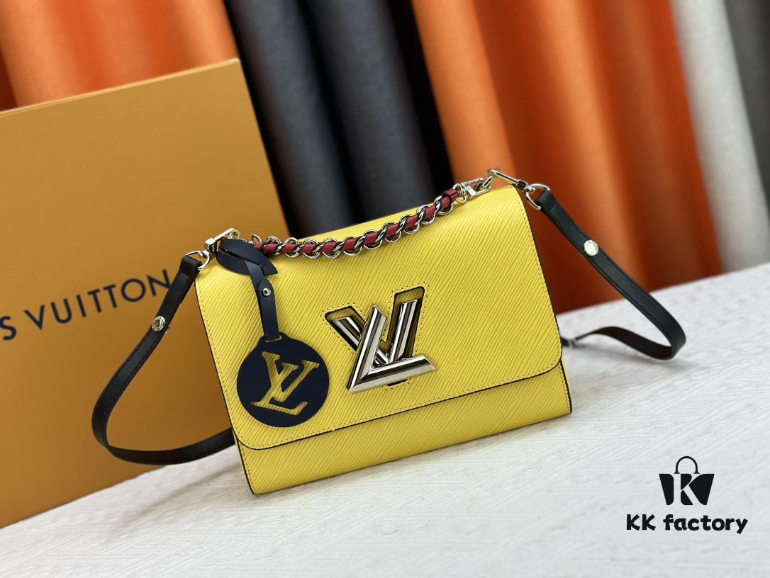 6930856c6e68136f4d9a82a2 Exclusive Background LV's Latest and Hottest Twist Denim Medium Bag Shipment, Fan Bingbing Same Style, New Model TWIST 50273, 50272