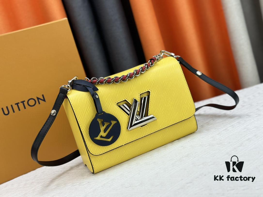 6930856d6e68136f4d9a82a5 Exclusive Background LV's Latest and Hottest Twist Denim Medium Bag Shipment, Fan Bingbing Same Style, New Model TWIST 50273, 50272