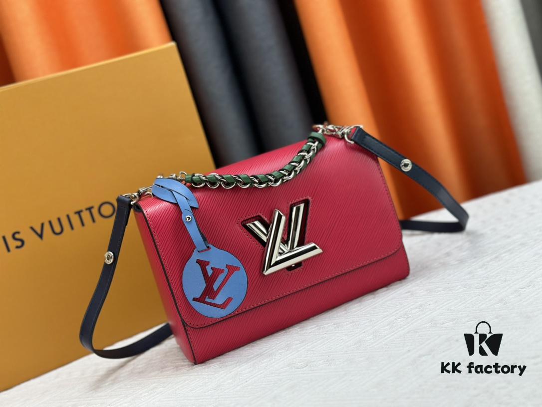 693085716e68136f4d9a82ad Exclusive Background LV's Hottest New Twist Denim Medium Handbag, Same Style as Fan Bingbing, Model Numbers 50273, 50272
