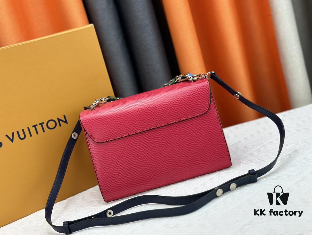 693085726e68136f4d9a82b0 Exclusive Background LV's Hottest New Twist Denim Medium Handbag, Same Style as Fan Bingbing, Model Numbers 50273, 50272