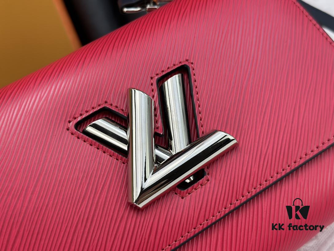 693085726e68136f4d9a82b2 Exclusive Background LV's Hottest New Twist Denim Medium Handbag, Same Style as Fan Bingbing, Model Numbers 50273, 50272