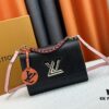 Exclusive LV Latest Hot Twist Denim Medium Size Bag Shipment, Fan Bingbing Same Style, New Model TWIST 50273, 50272