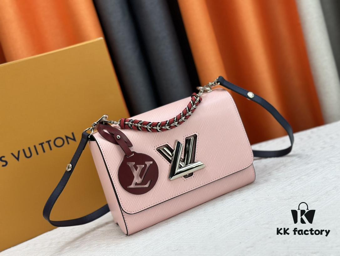 693085786e68136f4d9a82c1 LV's Latest and Hottest Twist Denim Medium Bag Shipped – Model Worn by Fan Bingbing, New Model TWIST 50273, 50272